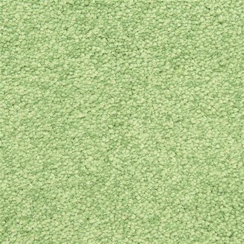 Close-up of Morgan Bay Family Friendly Carpet in Liming—a light green, stain resistant carpet with a soft, looped pile texture, perfect for family spaces.