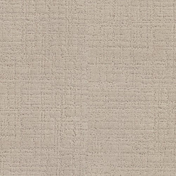 The Bangladesh On Trend Carpet in Linen features a subtle, textured geometric pattern with intersecting lines and rectangles. This durable carpet adds a modern, elegant touch to interiors and is popular in Bangladesh.