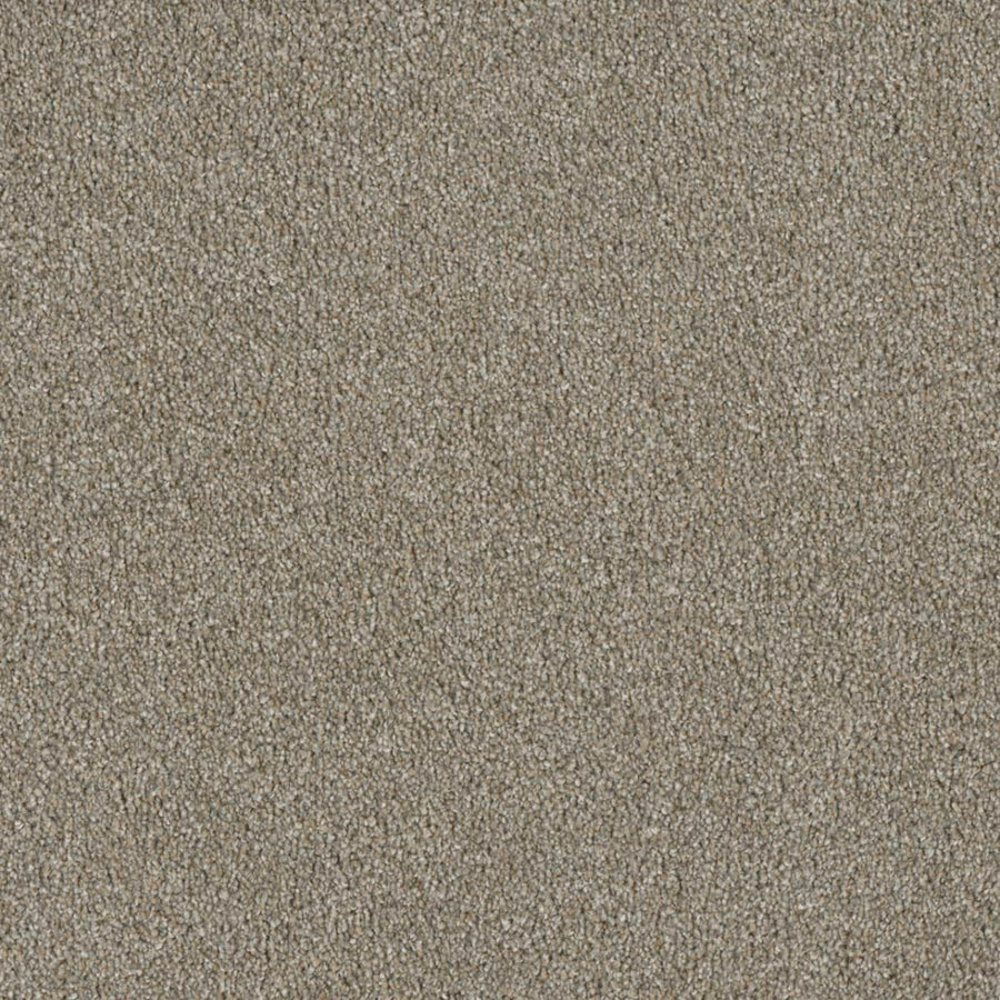 Close-up of Luxor Family Friendly Carpet in Rhinestone color, showcasing its tightly woven, soft, speckled surface. Durable and neutral—ideal for families seeking a stylish and resilient carpet option.