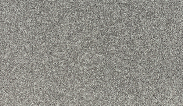 Close-up of Luxuriant Touch I Pet Friendly Carpet in Dock—features a rough, gray, speckled texture with fine granules, ideal for premium flooring in high-traffic, pet-friendly areas.