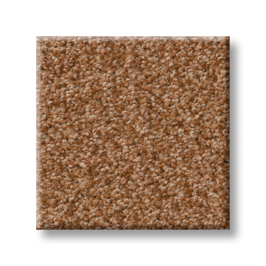 A square sample of Tonal Comfort Blue Family Friendly Carpet with a dense, looped pile is shown on a white background—durable, textured, and designed for lasting comfort.