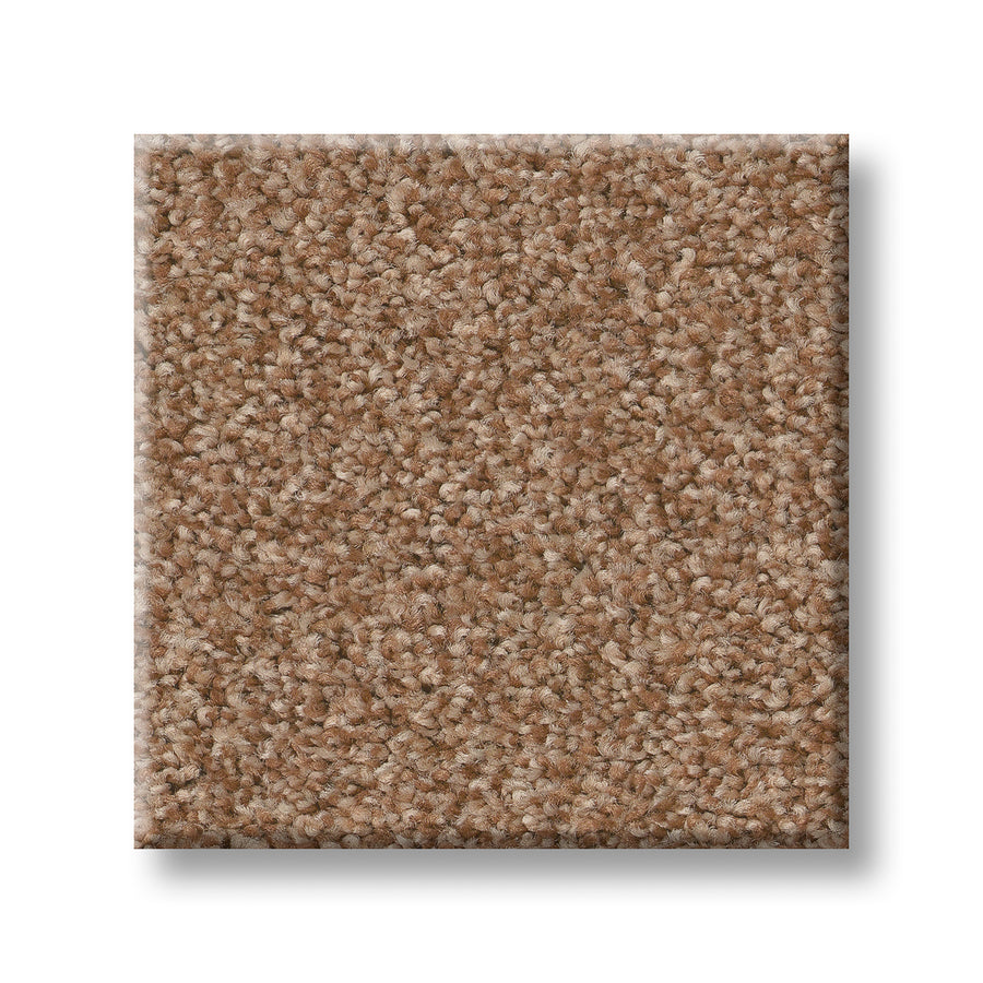 A square sample of Tonal Comfort Blue Family Friendly Carpet, featuring tightly woven fibers and a textured finish, displayed against a white background.