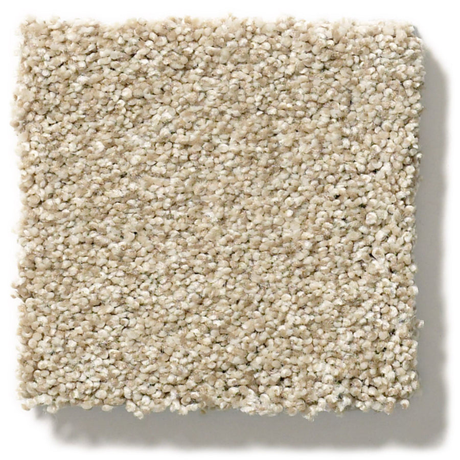 A square sample of Tonal Comfort Blue Family Friendly Carpet with a textured, looped pile surface is shown against a white background.