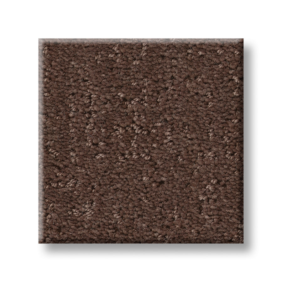 A square sample of Canvas Comfort Blue Family Friendly carpet, featuring a premium textured finish and subtle pattern, displayed against a white background.
