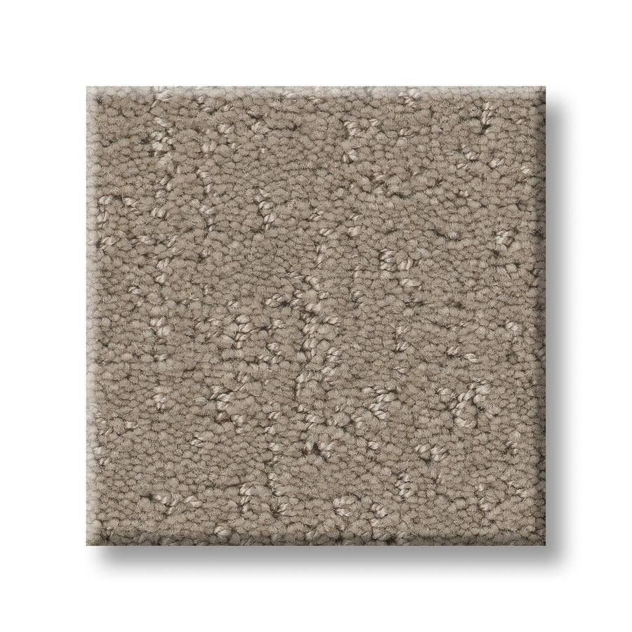 A square sample of Canvas Comfort Blue Family Friendly carpet with a luxurious looped pile is shown on a white background—ideal for any family space.