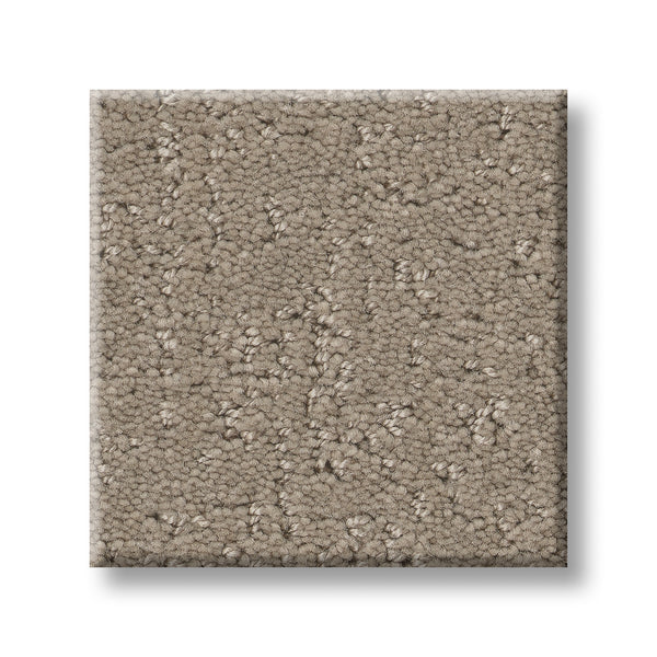 A square sample of Canvas Comfort Blue Family Friendly carpet with a luxurious looped pile is shown on a white background—ideal for any family space.