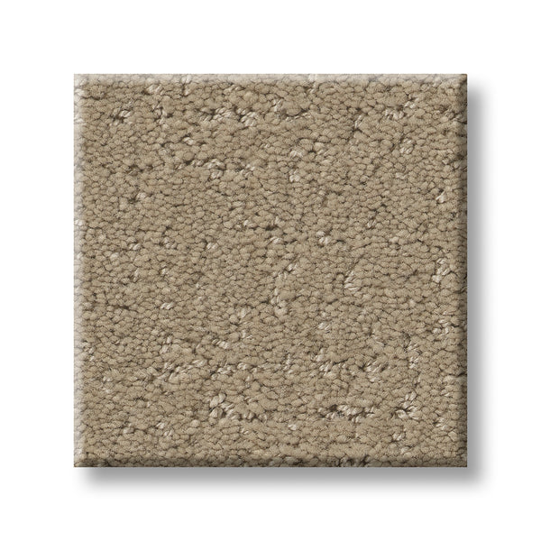 A square sample of Canvas Comfort Blue Family Friendly carpet with a soft, looped pile texture is displayed against a white background.