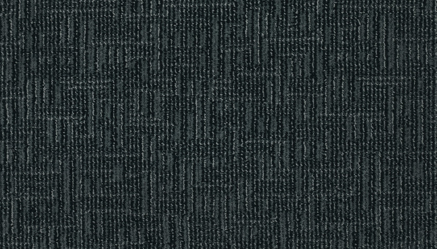 Magnetic Vision Family Friendly Carpet in Prelude features a subtle, textured geometric pattern with interlocking lines and rectangles for a modern, structured look—ideal for stylish, durable flooring in family spaces.