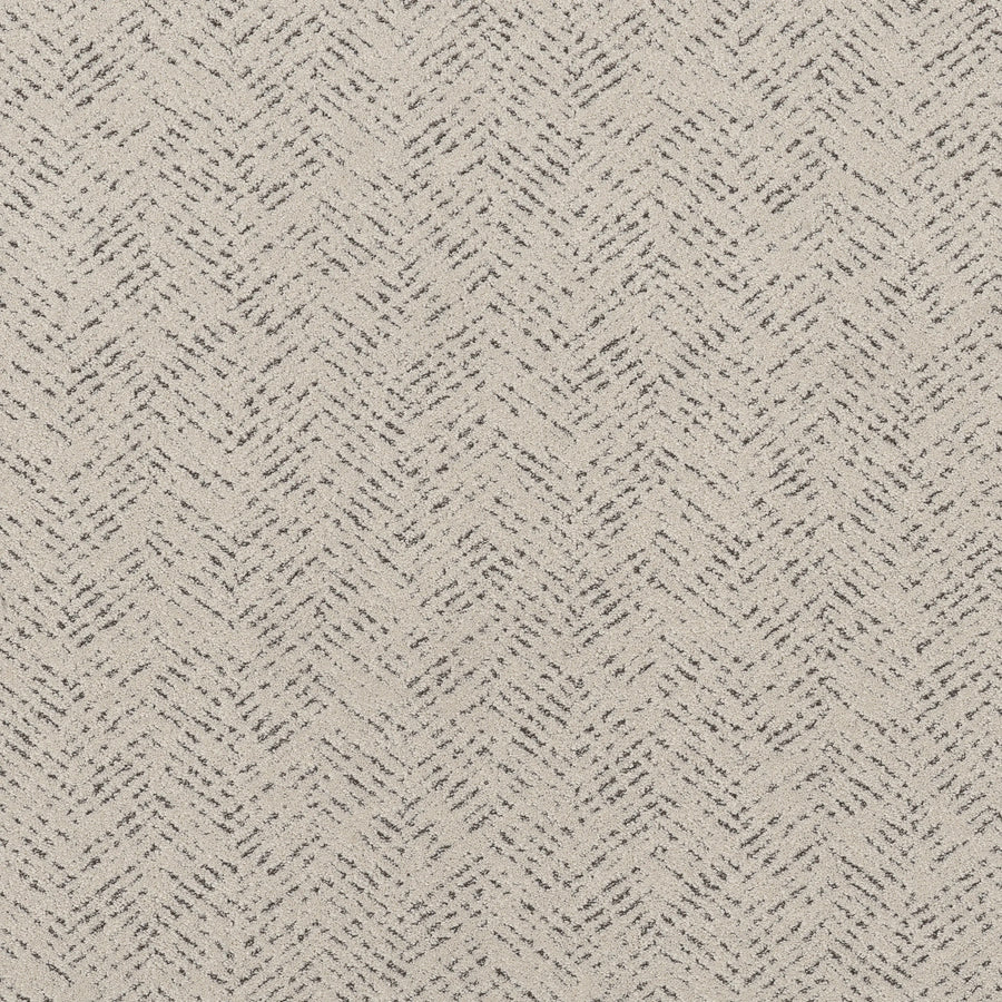 Favoured Path Pet Friendly in Marble features a beige textured surface with a gray dashed herringbone pattern, offering a subtle, modern geometric design—ideal for durable flooring in contemporary spaces.