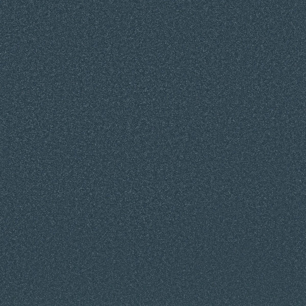 A close-up of the Awaken Spirit Pet Friendly Carpet in Marina shows a textured dark blue surface with a consistent grainy pattern, reflecting contemporary style and durable design.