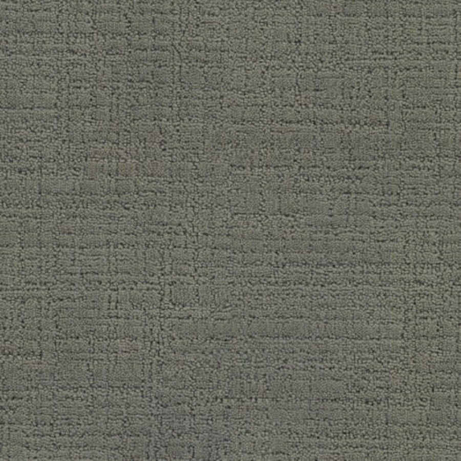 Bangladesh On Trend Carpet in Meadow features textured gray fabric with a subtle woven grid pattern and slightly rough surface, offering durable construction, uniform color, and added depth for a modern, stylish look.
