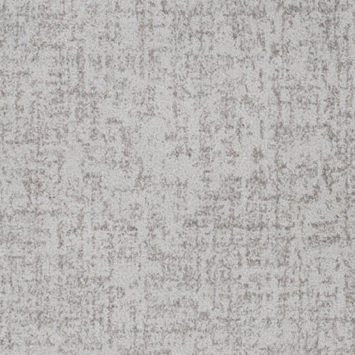 Hollywood Nights On Trend Carpet in Mellow features a light grey, subtly mottled texture with a grid-like pattern—evoking fabric or concrete—for modern spaces that demand both luxury flooring style and premium durability.