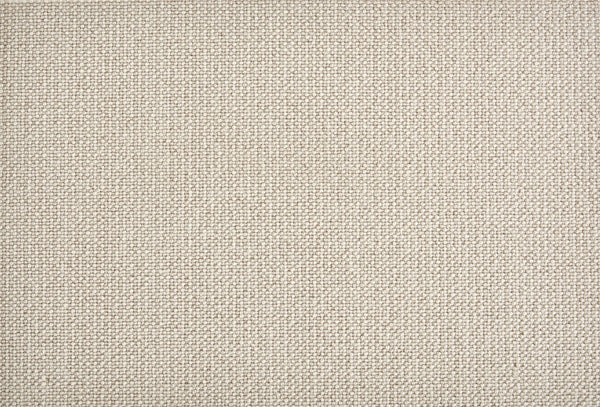 Close-up view of Harper Berber Carpet in Moonshine color, featuring a tightly woven, uniform texture. This durable and comfortable surface is ideal for everyday use in home or office settings.