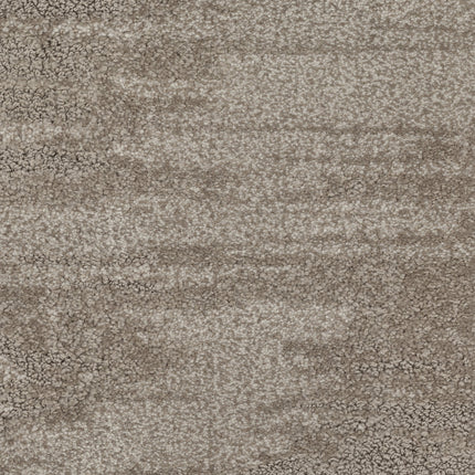 A close-up of the Cirrus Berber Carpet in Mushroom shows its luxury feel, with light and dark gray mottled tones and a speckled pattern that adds depth and softness—ideal for premium flooring in any room.