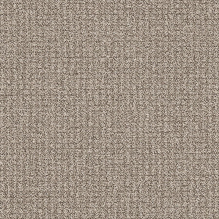 Close-up of the Mykonos Berber Carpet in Rhodes, featuring a soft, tightly woven small grid-like berber weave that creates a uniform, luxurious flooring look.