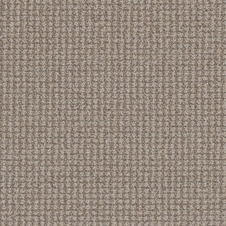 Close-up of Mykonos Berber Carpet in Venice color, showing its light brown, textured woven fabric with a small square grid pattern—soft, durable, and ideal for upholstery, carpeting, or luxury flooring.