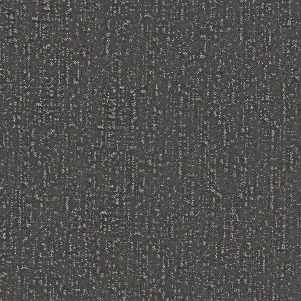 Curated Tone Blue Pet Friendly Carpet in Mysterious features a dark gray base with short, light gray vertical and horizontal lines for a subtle woven look—ideal for those seeking a durable, pet-friendly carpet.