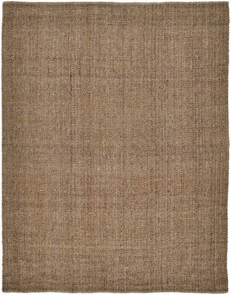The Naples Area Rug is a square, flat-woven rug made from natural fibers in light brown tan with a subtle texture and visible weave, adding an elegant touch to any room.