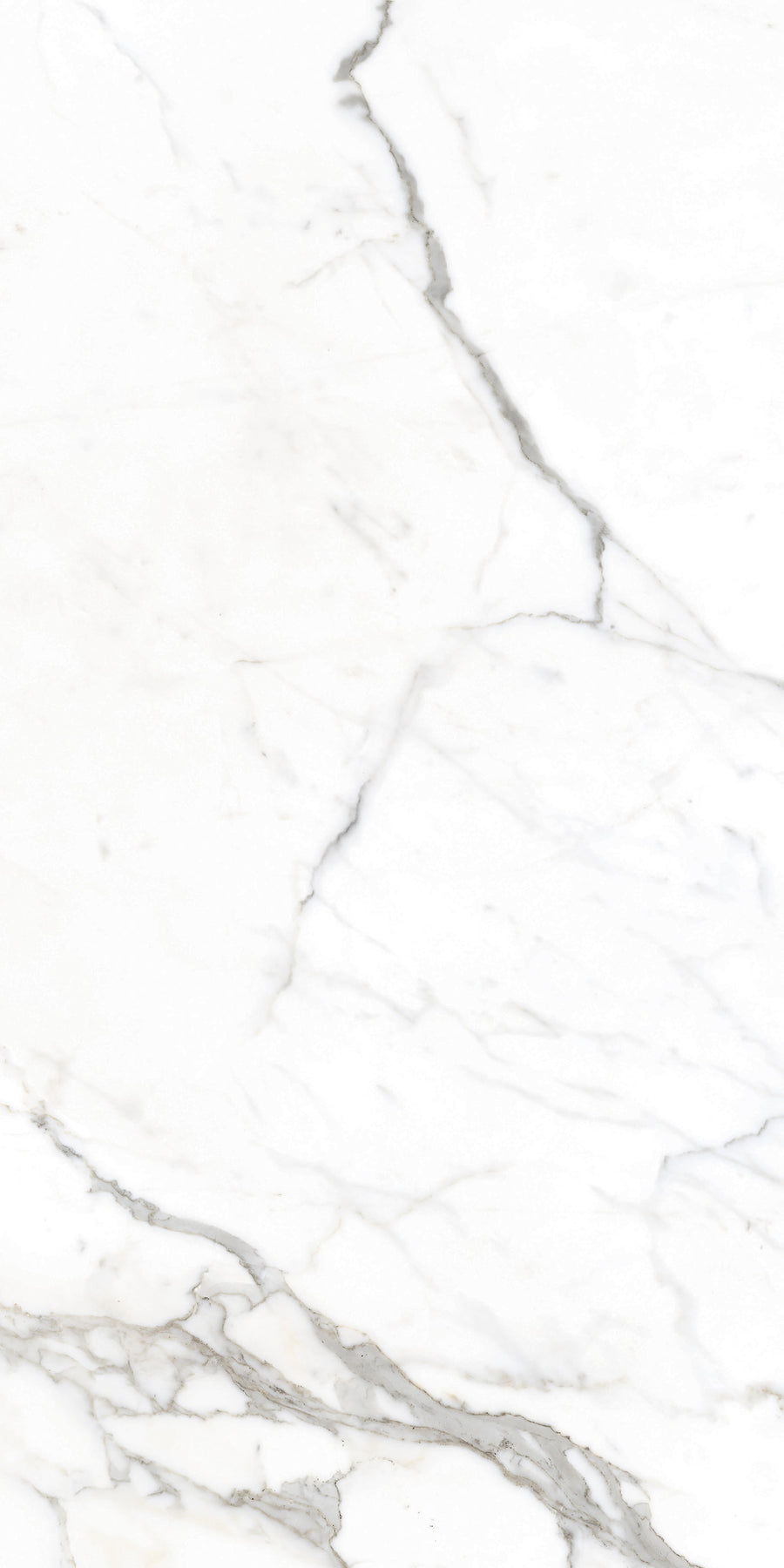 White marble surface with subtle gray veins and natural patterns running throughout, creating a smooth, elegant, and luxurious texture.