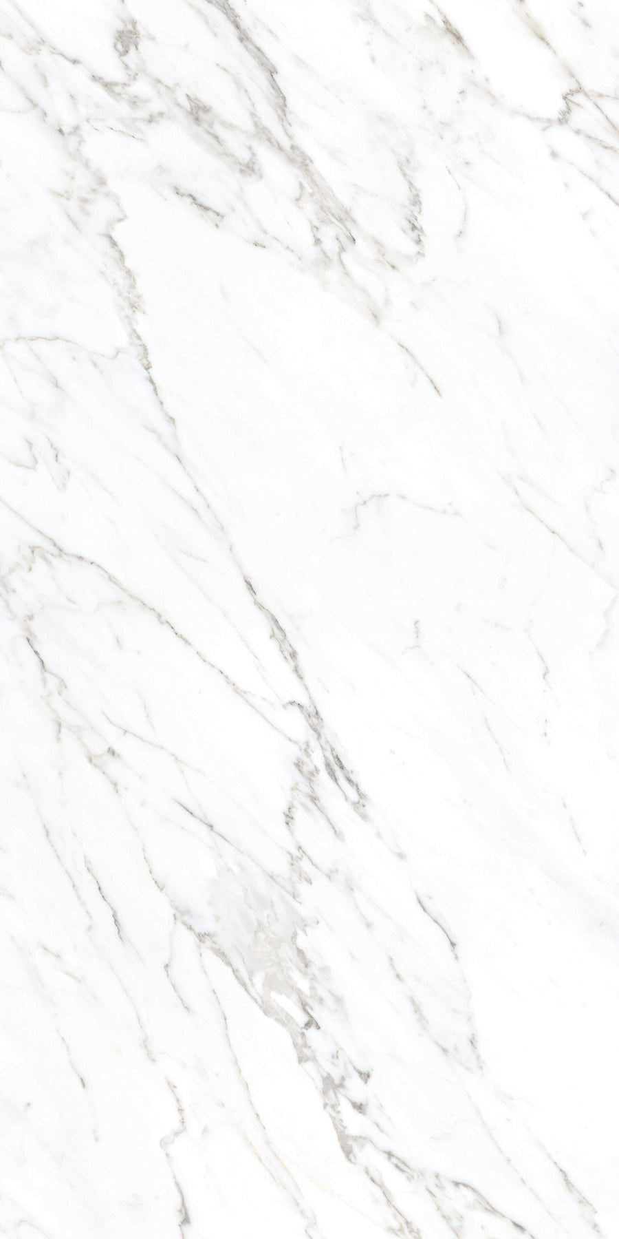White marble surface with light gray veining and subtle natural patterns, creating a smooth and elegant texture.
