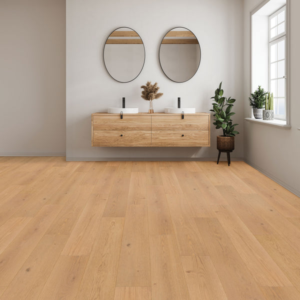 Minimalist bathroom featuring Woodlette Estates 7 1/2