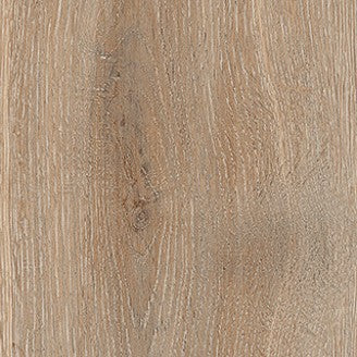 Close-up of Maison 9x48 Porcelain Tile: a light brown wood-look tile with natural grain pattern and subtle color variations, offering the beauty of real wood and the lasting durability of porcelain flooring.