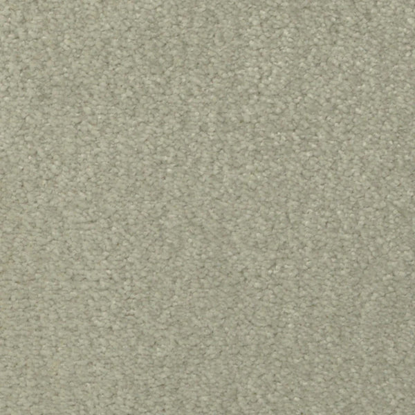 Close-up view of Seduction On Trend Carpet in New Leaf, featuring tightly packed, short fibers. The uniform, soft texture with subtle speckles offers elegant and durable flooring—ideal for sophisticated interiors.