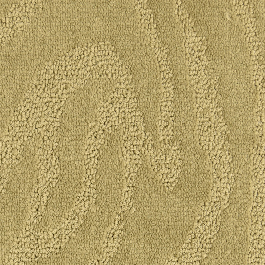 Close-up of Capetown On Trend Carpet in Newlands, featuring a beige base with a subtle swirling pattern from raised and looped fibers. This design adds depth, style, and durability—ideal for high-traffic areas.