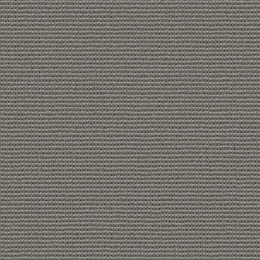 Close-up view of Knitted Tone Pet Friendly Carpet in Night Owl—a grey, tightly woven, grid-patterned fabric made from premium materials; perfect for high-traffic areas and pet-friendly homes.