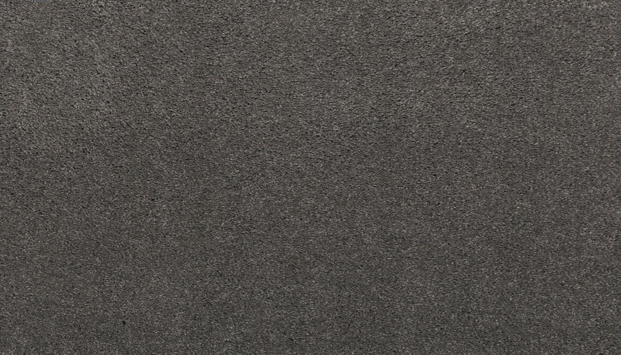 Close-up view of Noble Surface Pet Friendly Carpet in Rough Stone, featuring a dark grey, uniformly textured, slightly rough surface with subtle shading variations.