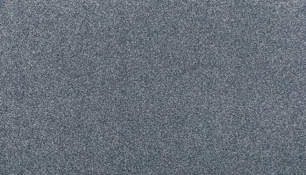 Close-up of Noble Tone Pet Friendly Carpet in Day Dream, featuring a dense pattern of tiny gray and blue speckles for a textured, stain-resistant look similar to stone.