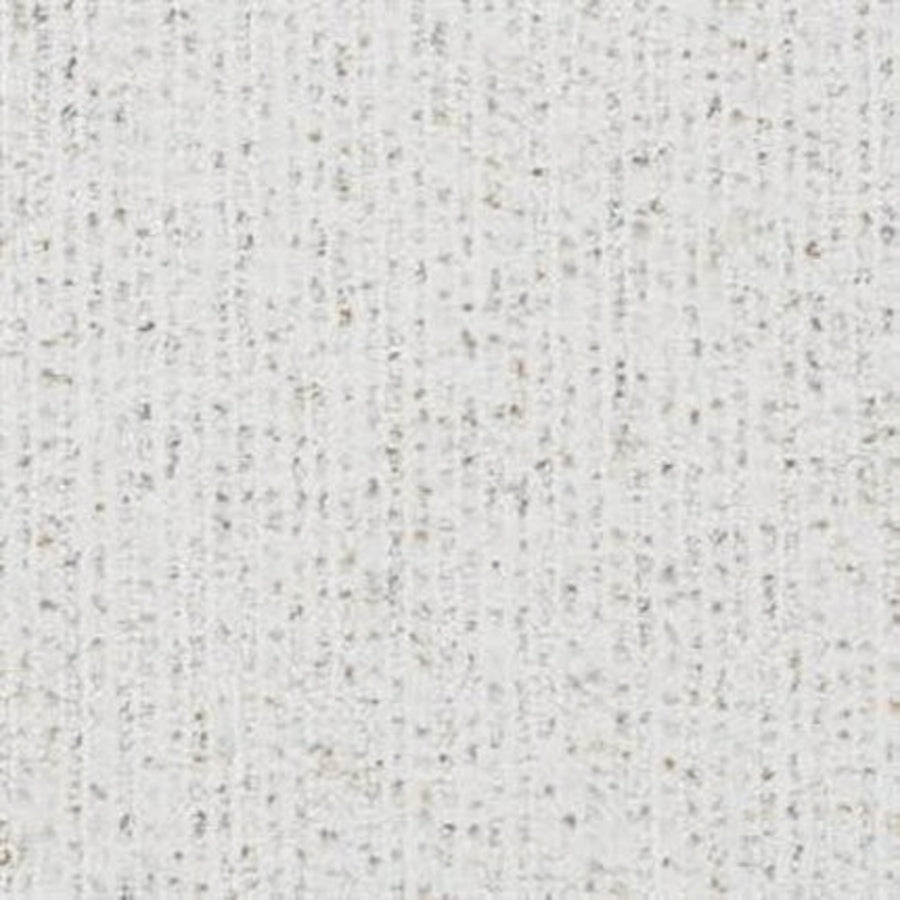 Close-up of Suspicion Family Friendly Carpet in Notion—a white, stain-resistant carpet with gray and beige flecks for a subtle speckled, woven look, ideal for family spaces.