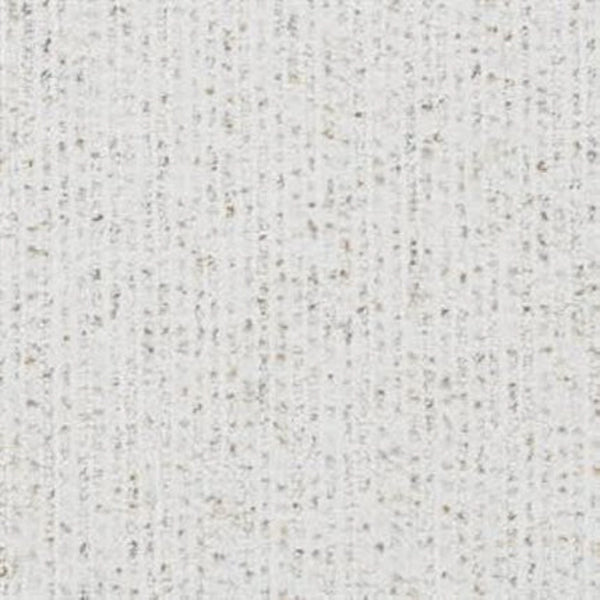 Close-up of Suspicion Family Friendly Carpet in Notion—a white, stain-resistant carpet with gray and beige flecks for a subtle speckled, woven look, ideal for family spaces.