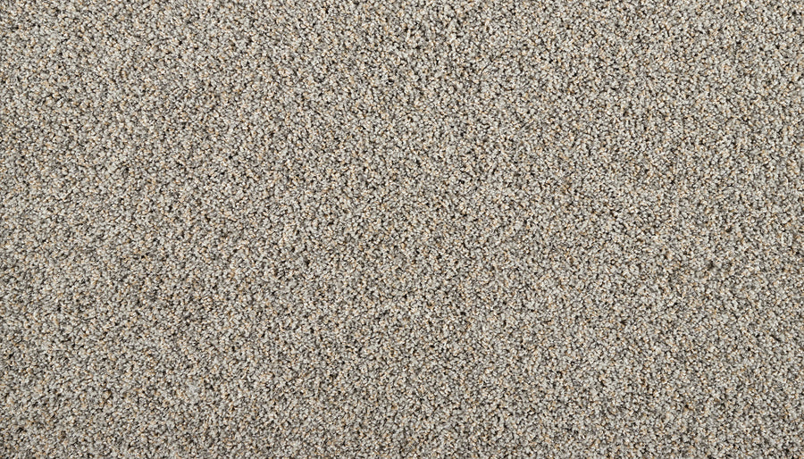 Close-up view of Flourishing Tones Family Friendly Carpet—durable and beige, with tightly packed fibers for a soft, uniform surface that's easy to maintain and ideal for family homes.