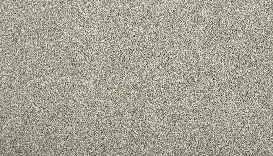A close-up of a white surface highlights the elegant look and soft texture of Meridian Family Friendly Carpet.