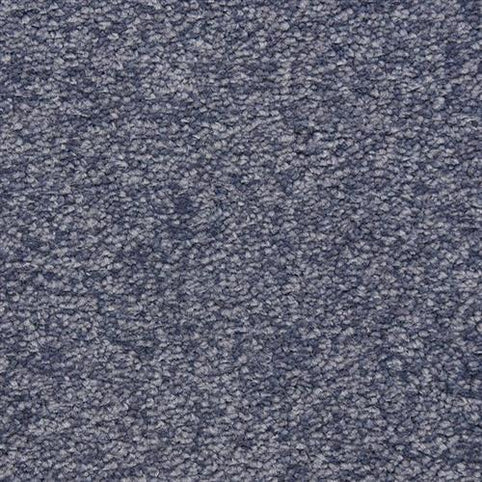 Close-up view of Morgan Bay Family Friendly Carpet in Ocean, featuring a textured loop-pile design with light and dark gray fibers for a speckled look, ideal for high-traffic areas.