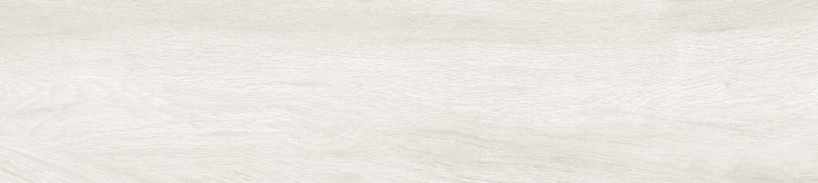 The Sequoia 8x35 Wood Plank Tile in Banff features a light beige, textured surface with subtle patterns reminiscent of wood grain. Its smooth, neutral glazed porcelain finish is perfect for backgrounds or material samples.