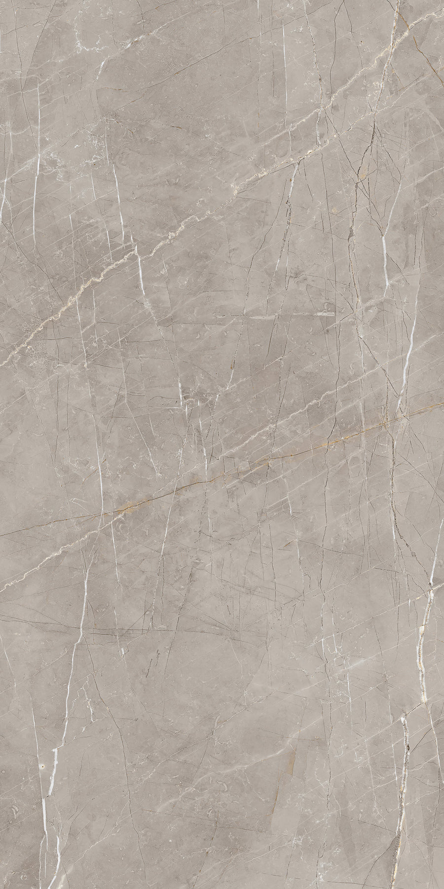 Light brown marble surface with white and beige veins and natural cracks running in various directions, creating an organic, textured pattern.