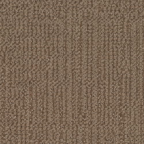 A close-up of Occasion On Trend Carpet in Pageant color, showcasing its subtle linear pattern, looped fibers, and evenly textured premium surface.