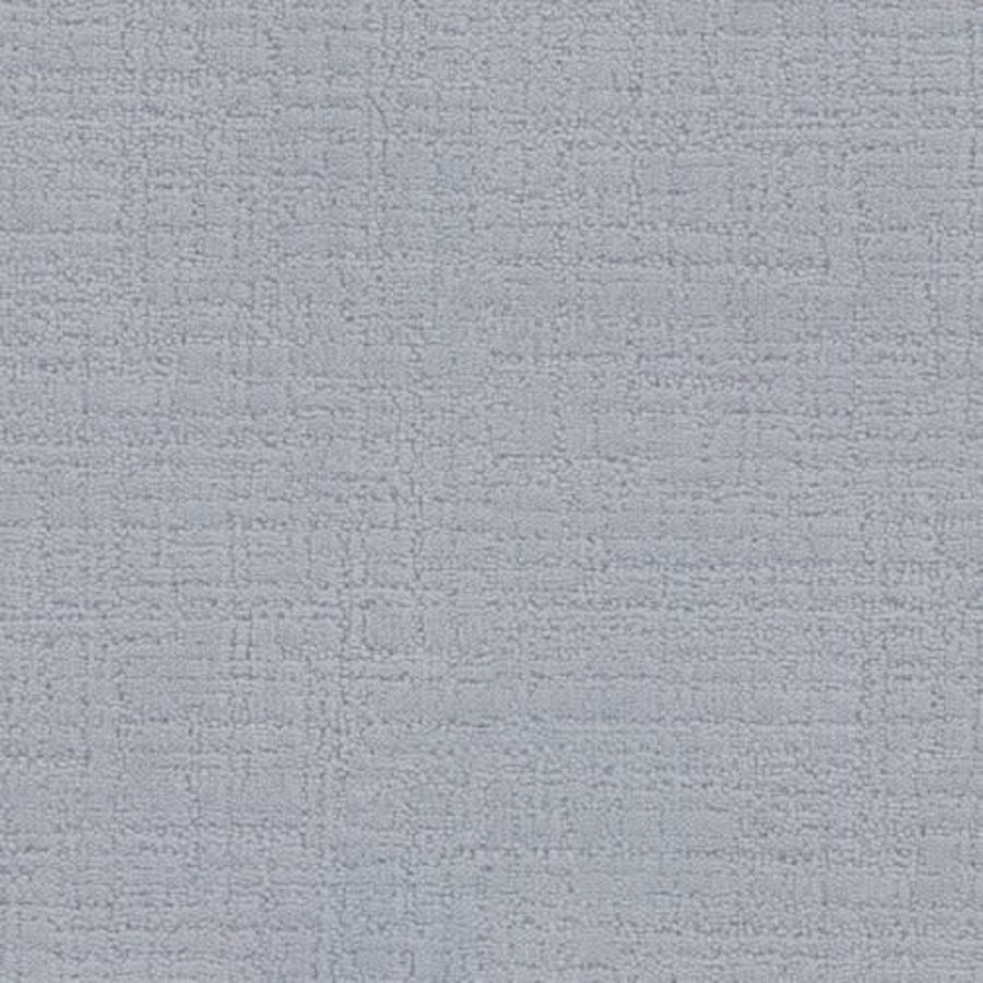 Bangladesh On Trend Carpet in Paradise features a light gray textured surface with a subtle grid-like pattern, offering a softly raised look and intersecting lines that reflect sophisticated, luxury design.