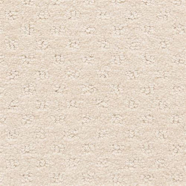 Close-up of the Dreamer On Trend Carpet in Peach Puff, featuring plush, textured fibers and a subtle dotted pattern for a soft, tactile feel—ideal for luxury flooring with its muted, elegant look.