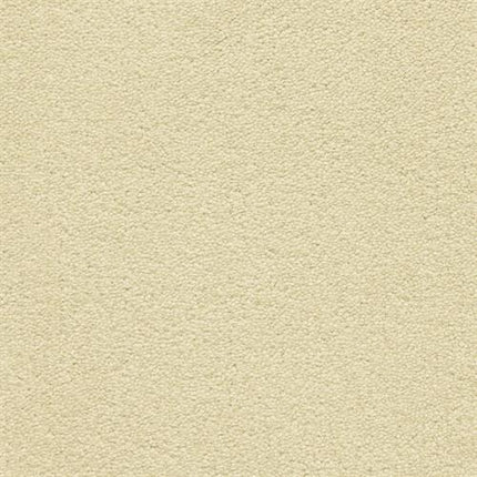 A close-up of the Grand Isle Family Friendly Carpet in Pear shows its light beige, textured surface—uniform and slightly rough—ideal for adding style and comfort to any room.