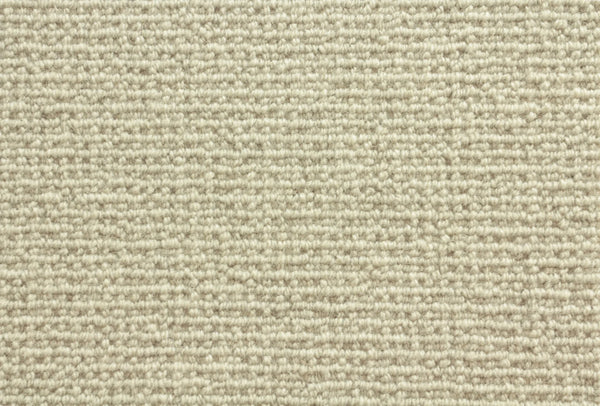 Close-up view of Sequoia Berber Carpet in Pebble color, featuring a looped texture with evenly spaced rows, made from premium materials for durable, soft, and uniform flooring ideal for high-traffic areas.