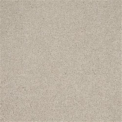 Close-up of Harbor Town Family Friendly Carpet in Pier color, featuring a smooth, light beige surface with fine, granular texture—durable, stain-resistant, and perfect for homes with kids.