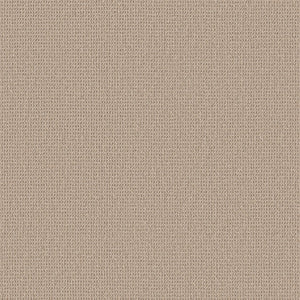 Close-up of Purrfection Beber Carpet in Polar Sky, showcasing its beige knitted fabric with a uniform, tightly woven plush texture and small, visible stitches for a luxurious look.