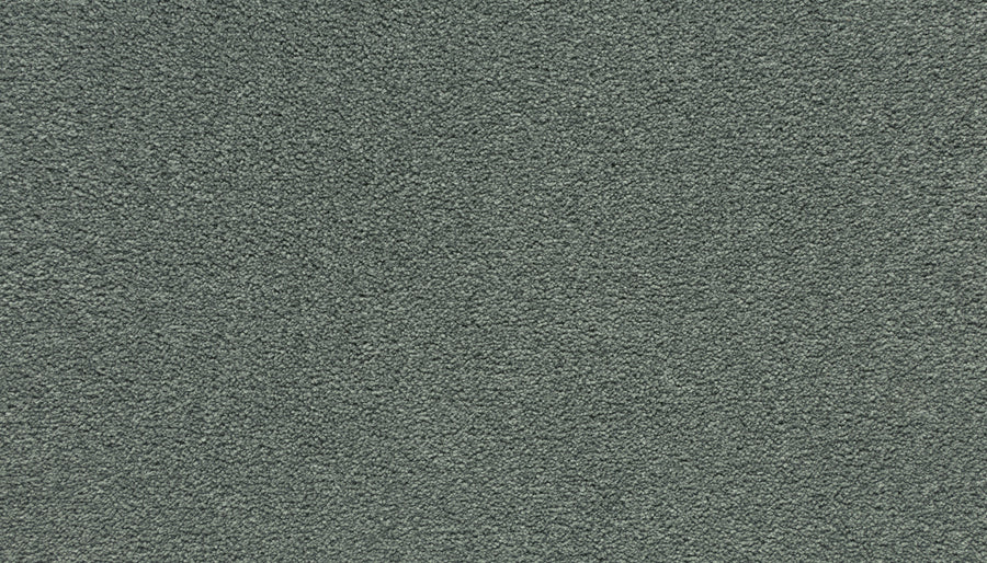 Close-up of the Quality Living II Pet Friendly Carpet in Gleam, featuring a textured gray surface with soft, plush, uniform, and dense pile—perfectly durable for pet owners.