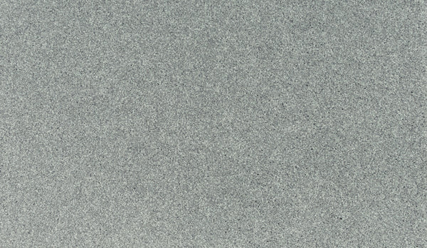 A close-up of Quality Living II Pet Friendly Carpet in Lambs Ear shows a textured gray surface with fine, evenly spread speckles—perfect for stylish, durable flooring that's ideal for pet owners.