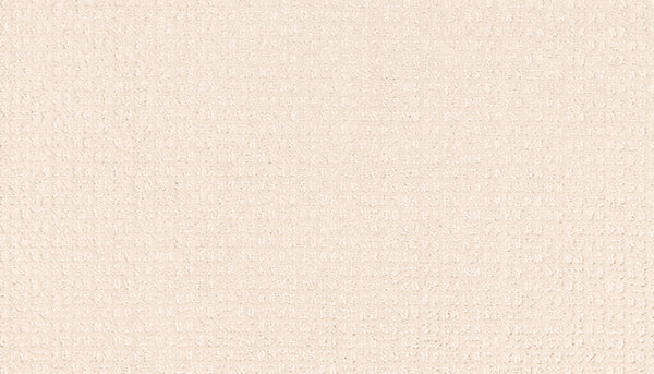 A close-up of the Radiant Space On Trend Carpet in Buffed shows its light beige hue and subtle woven texture, reflecting the cushioned surface typical of modern contemporary carpets.