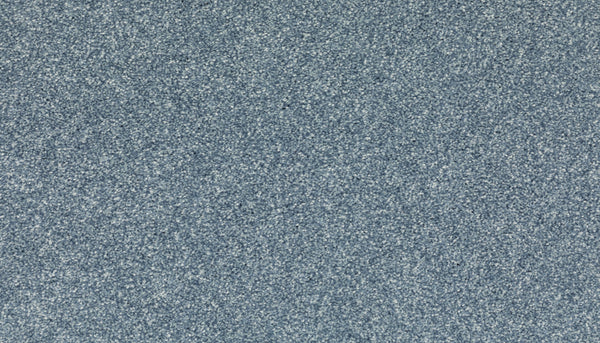 Close-up of Radiant Surface Pet Friendly Carpet in Hydrangea, showcasing its luxurious texture and subtle light blue and silver shimmer for a sparkling, elegant effect.