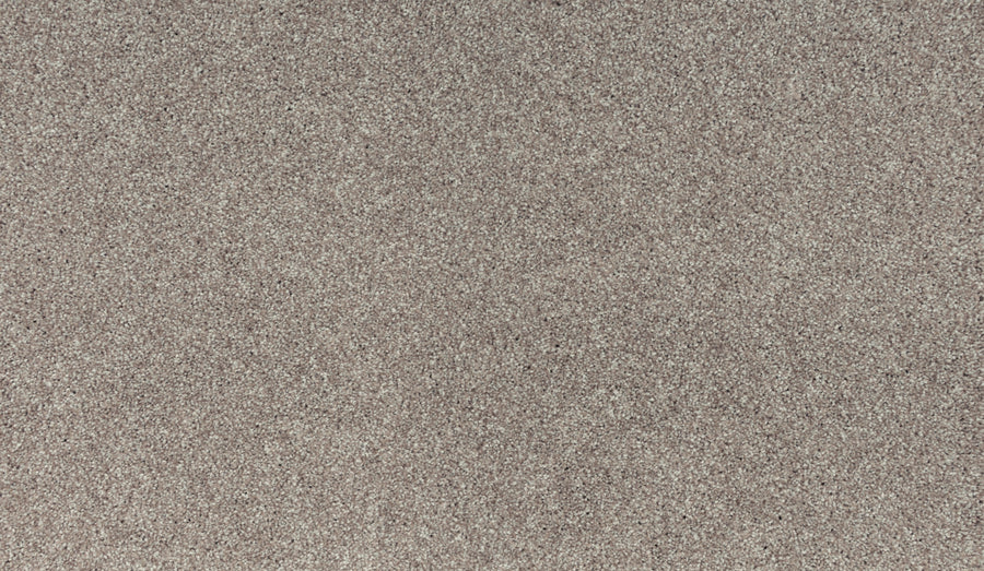Close-up of Radiant Surface Pet Friendly Carpet in Chalet color, showing a rough, speckled texture in gray, brown, and beige tones—similar to durable, stain-resistant carpet ideal for busy homes.